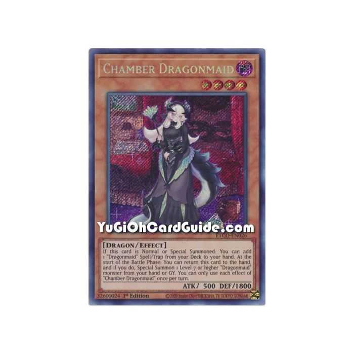 Chamber Dragonmaid (Secret Rare) – Eternity Code | Carta YUGIOH en México