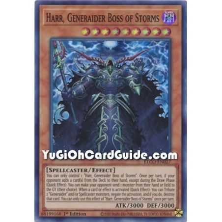 Harr, Generaider Boss of Storms (Super Rare) – Eternity Code | Carta YUGIOH en México