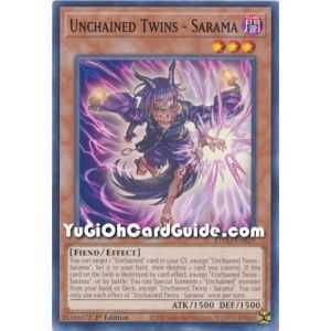 Unchained Twins - Sarama (Common) – Eternity Code | Carta YUGIOH en México
