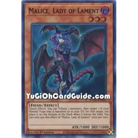 Malice, Lady of Lament (Super Rare) – Eternity Code | Carta YUGIOH en México
