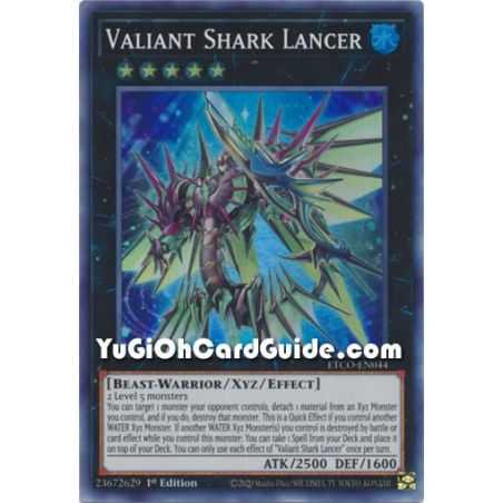 Valiant Shark Lancer (Super Rare) – Eternity Code | Carta YUGIOH en México