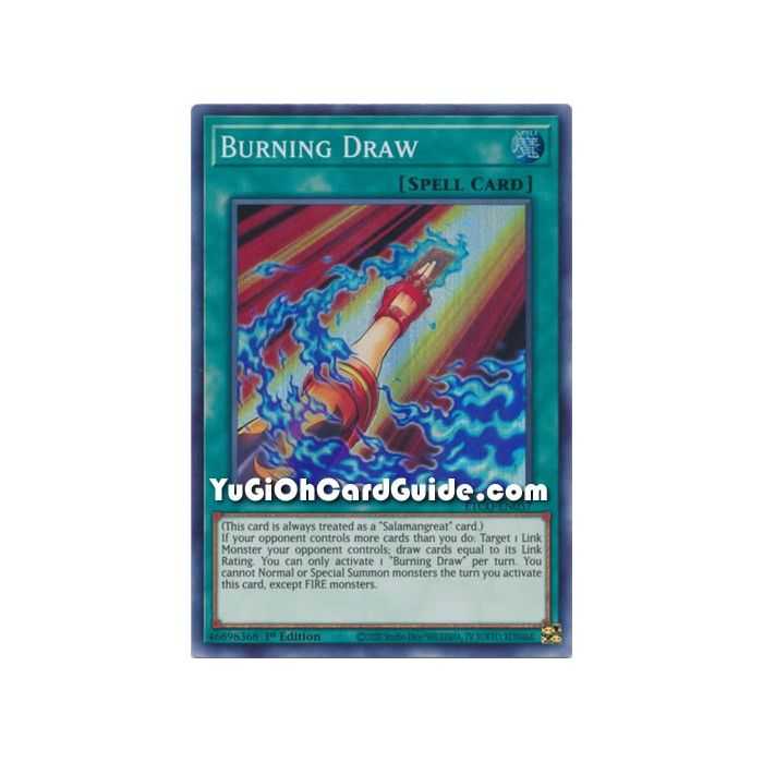 Burning Draw (Super Rare) – Eternity Code | Carta YUGIOH en México
