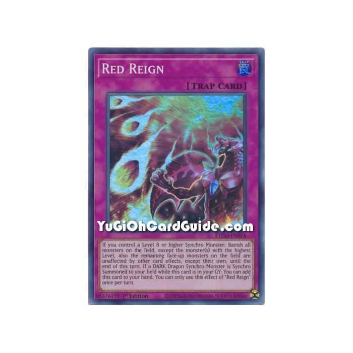 Red Reign (Super Rare) – Eternity Code | Carta YUGIOH en México