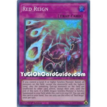 Red Reign (Super Rare) – Eternity Code | Carta YUGIOH en México