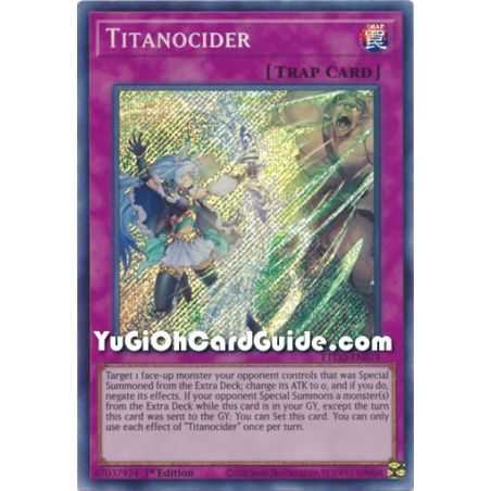 Titanocider (Secret Rare) – Eternity Code | Carta YUGIOH en México