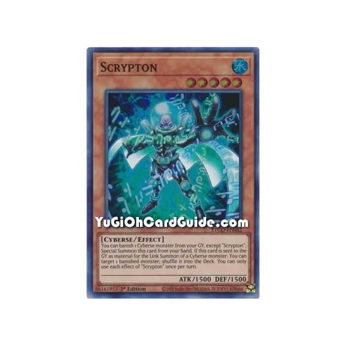 Scrypton (Super Rare) – Eternity Code | Carta YUGIOH en México