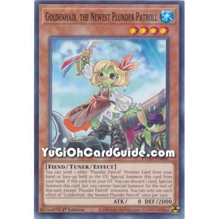 Goldenhair, the Newest Plunder Patroll (Common) – Eternity Code | Carta YUGIOH en México