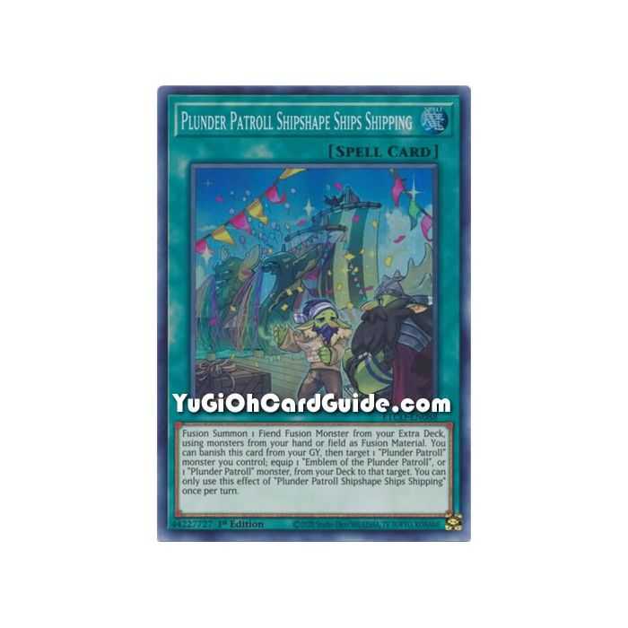 Plunder Patroll Shipshape Ships Shipping (Super Rare) – Eternity Code | Carta YUGIOH en México
