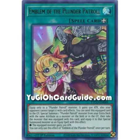 Emblem of the Plunder Patroll (Ultra Rare) – Eternity Code | Carta YUGIOH en México