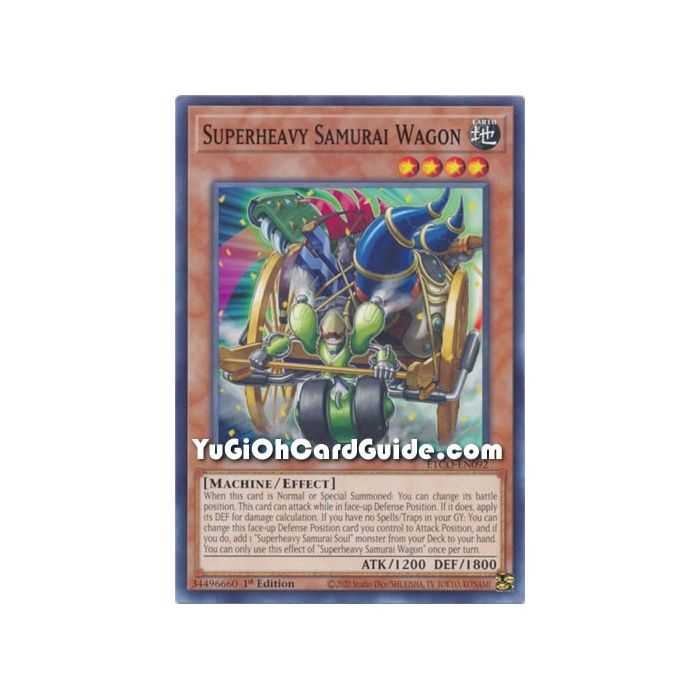 Superheavy Samurai Wagon (Common) – Eternity Code | Carta YUGIOH en México