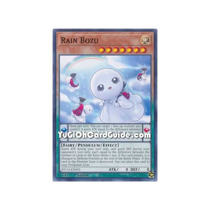 Rain Bozu (Common) – Eternity Code | Carta YUGIOH en México