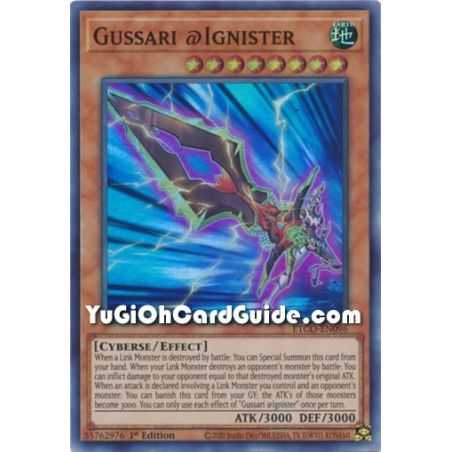 Gussari @Ignister (Super Rare) – Eternity Code | Carta YUGIOH en México