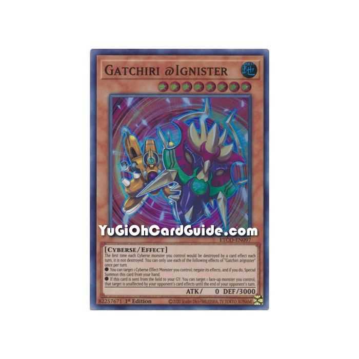 Gatchiri @Ignister (Super Rare) – Eternity Code | Carta YUGIOH en México