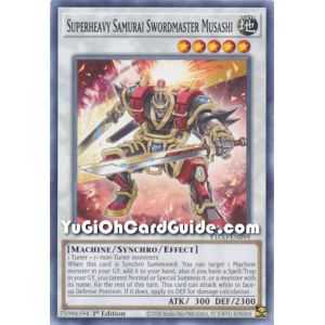 Superheavy Samurai Swordmaster Musashi (Common) – Eternity Code | Carta YUGIOH en México