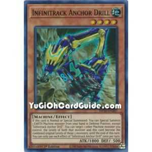 Infinitrack Anchor Drill (Ultra Rare) – 2020 Tin of Lost Memories | Carta YUGIOH en México