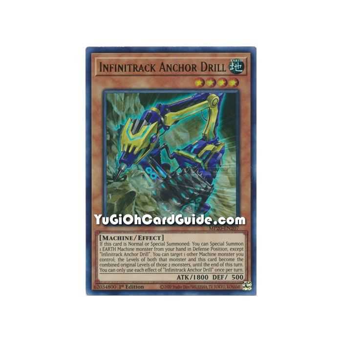Infinitrack Anchor Drill (Ultra Rare) – 2020 Tin of Lost Memories | Carta YUGIOH en México