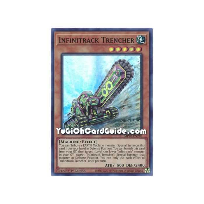 Infinitrack Trencher (Super Rare) – 2020 Tin of Lost Memories | Carta YUGIOH en México
