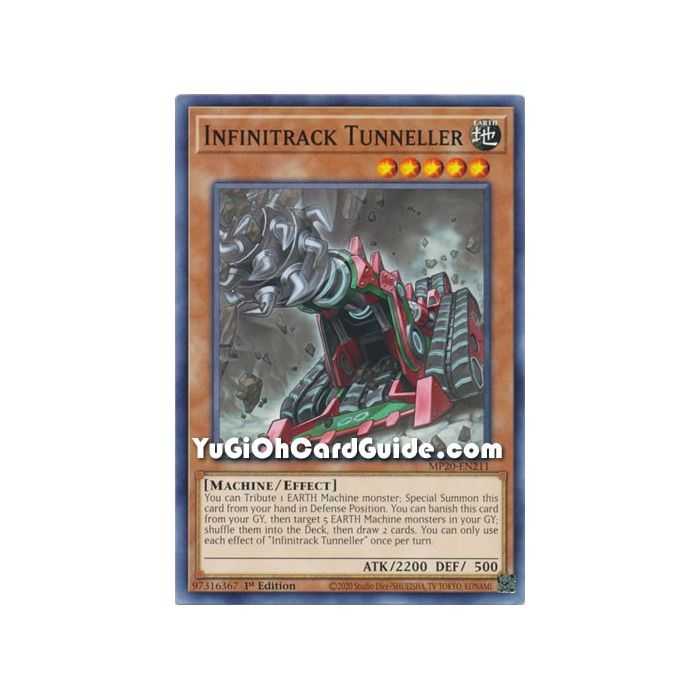Infinitrack Tunneller (Common) – 2020 Tin of Lost Memories | Carta YUGIOH en México