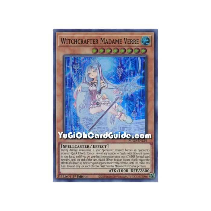 Witchcrafter Madame Verre (Super Rare) – 2020 Tin of Lost Memories | Carta YUGIOH en México