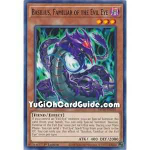 Basilius, Familiar of the Evil Eye (Common) – 2020 Tin of Lost Memories | Carta YUGIOH en México