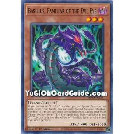Basilius, Familiar of the Evil Eye (Common) – 2020 Tin of Lost Memories | Carta YUGIOH en México