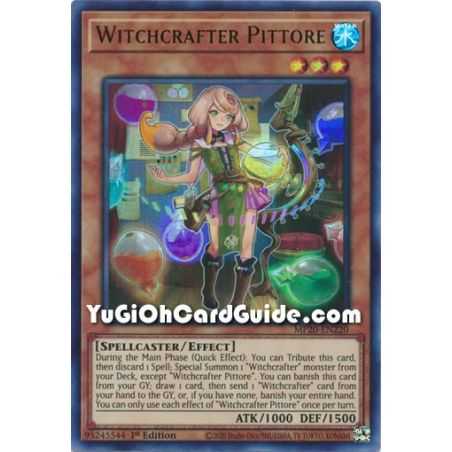 Witchcrafter Pittore (Ultra Rare) – 2020 Tin of Lost Memories | Carta YUGIOH en México