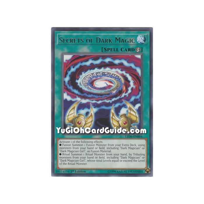 Secrets of Dark Magic (Rare) – Legendary Duelists: Magical Hero | Carta YUGIOH en México