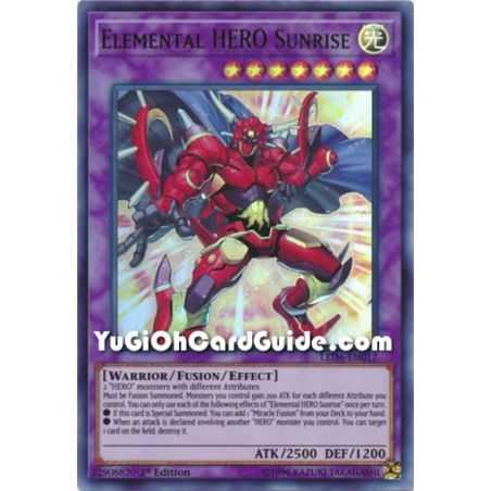 Elemental HERO Sunrise (Ultra Rare) – Legendary Duelists: Magical Hero | Carta YUGIOH en México