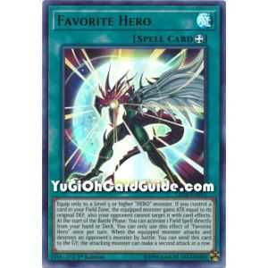 Favorite Hero (Ultra Rare) – Legendary Duelists: Magical Hero | Carta YUGIOH en México