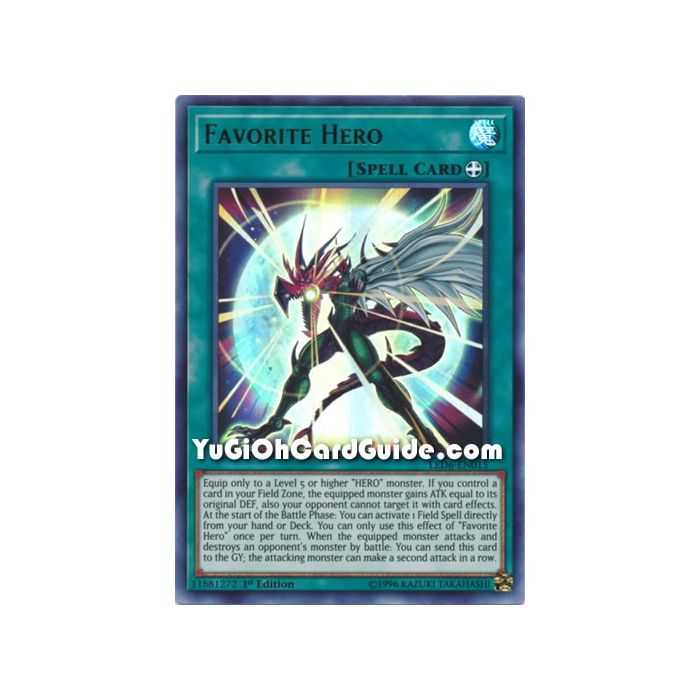 Favorite Hero (Ultra Rare) – Legendary Duelists: Magical Hero | Carta YUGIOH en México