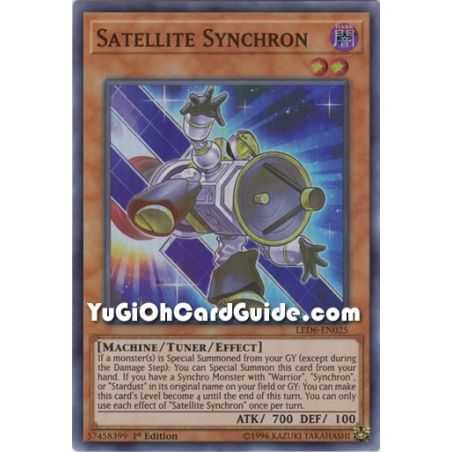 Satellite Synchron (Super Rare) – Legendary Duelists: Magical Hero | Carta YUGIOH en México