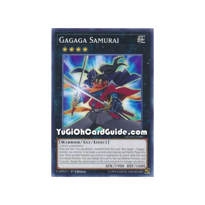 Gagaga Samurai (Common) – Legendary Duelists: Magical Hero | Carta YUGIOH en México