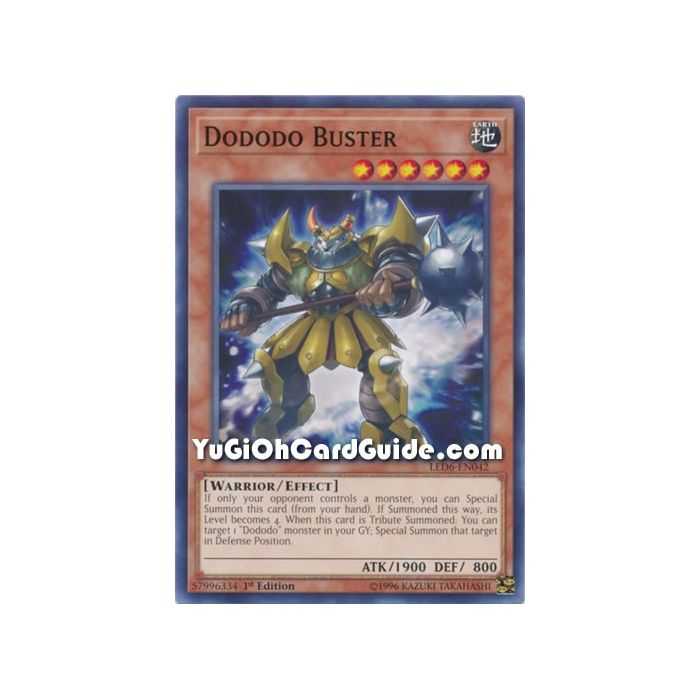 Dododo Buster (Common) – Legendary Duelists: Magical Hero | Carta YUGIOH en México
