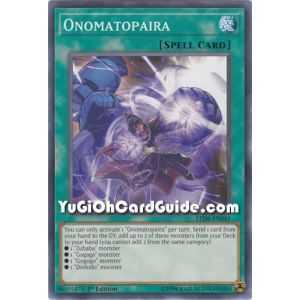Onomatopaira (Common) – Legendary Duelists: Magical Hero | Carta YUGIOH en México