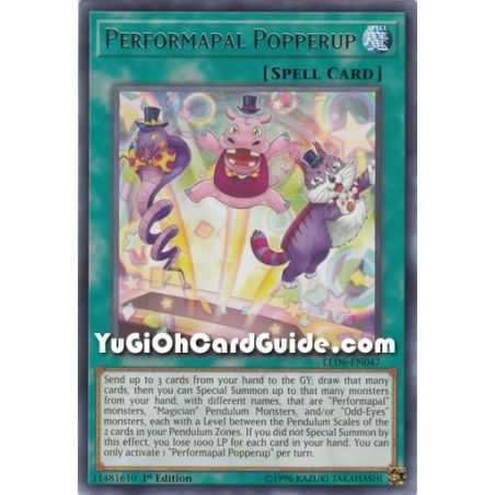 Performapal Popperup (Rare) – Legendary Duelists: Magical Hero | Carta YUGIOH en México
