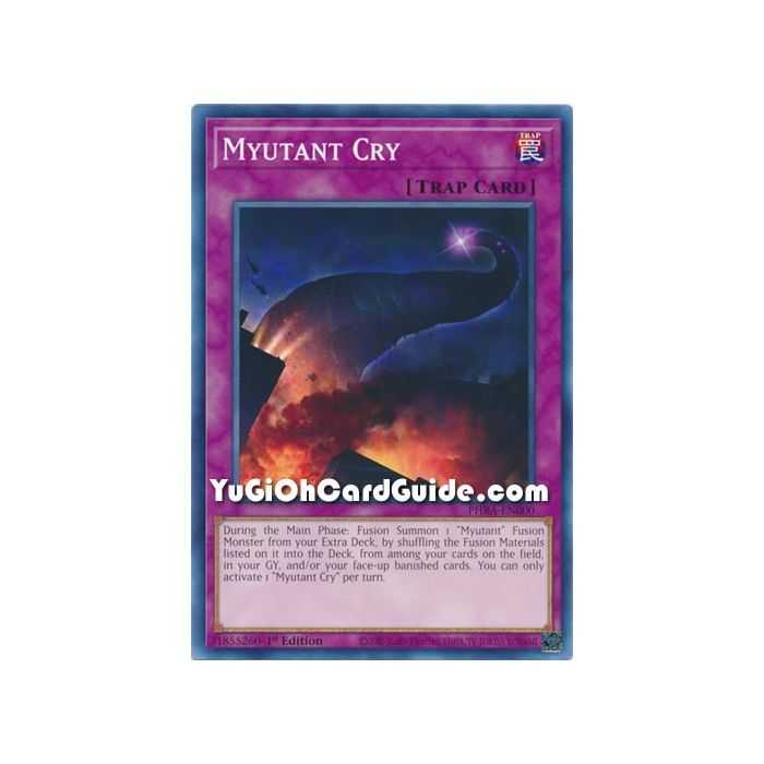 Myutant Cry (Common) – Phantom Rage | Carta YUGIOH en México
