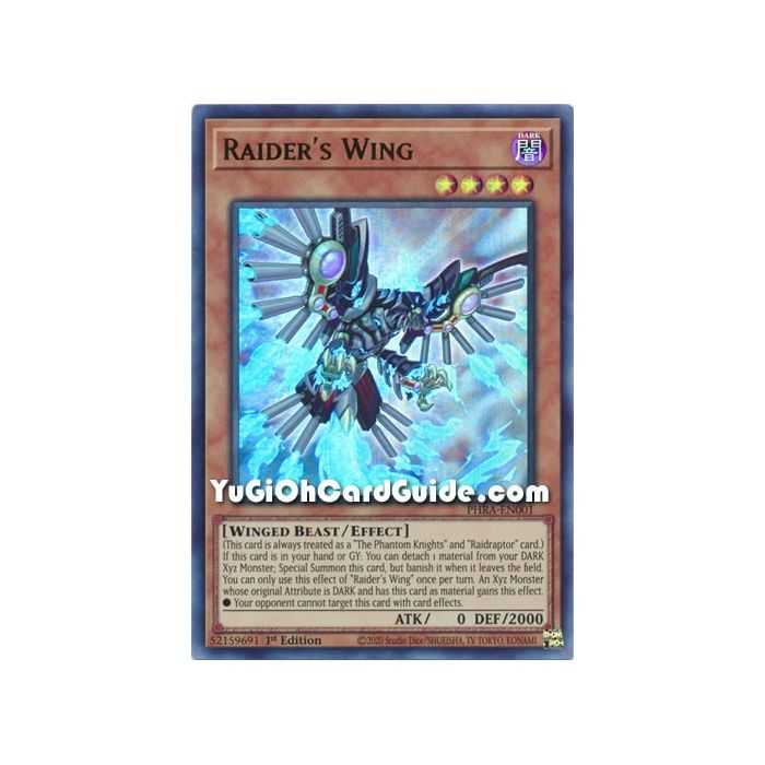 Raider's Wing (Ultra Rare) – Phantom Rage | Carta YUGIOH en México