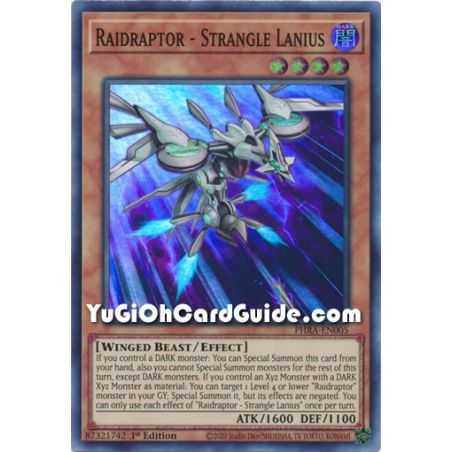 Raidraptor - Strangle Lanius (Super Rare) – Phantom Rage | Carta YUGIOH en México