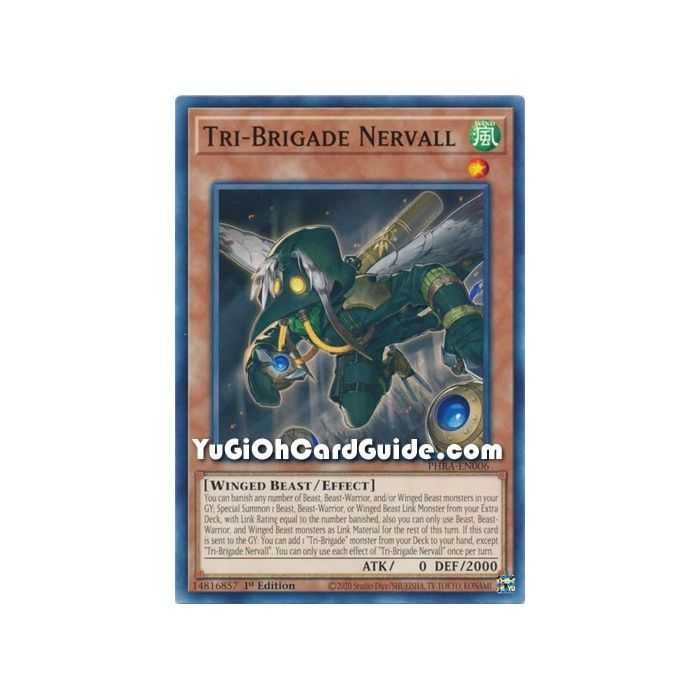 Tri-Brigade Nervall (Common) – Phantom Rage | Carta YUGIOH en México