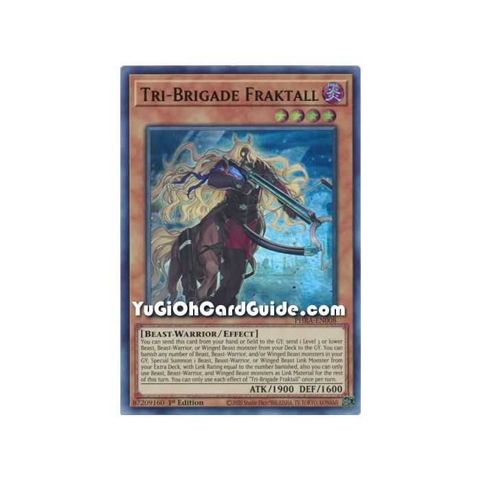 Tri-Brigade Fraktall (Ultra Rare) – Phantom Rage | Carta YUGIOH en México