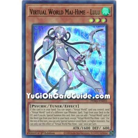 Virtual World Mai-Hime - Lulu (Ultra Rare) – Phantom Rage | Carta YUGIOH en México