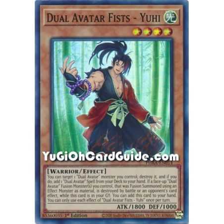 Dual Avatar Fists - Yuhi (Super Rare) – Phantom Rage | Carta YUGIOH en México