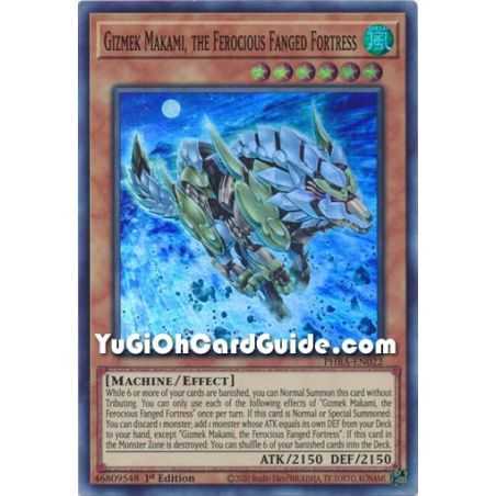 Gizmek Makami, the Ferocious Fanged Fortress (Super Rare) – Phantom Rage | Carta YUGIOH en México