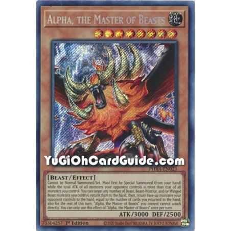 Alpha, the Master of Beasts (Secret Rare) – Phantom Rage | Carta YUGIOH en México
