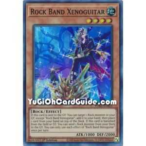 Rock Band Xenoguitar (Super Rare) – Phantom Rage | Carta YUGIOH en México