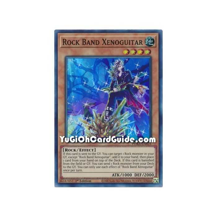 Rock Band Xenoguitar (Super Rare) – Phantom Rage | Carta YUGIOH en México