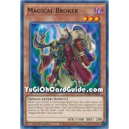 Magical Broker (Common) – Phantom Rage | Carta YUGIOH en México