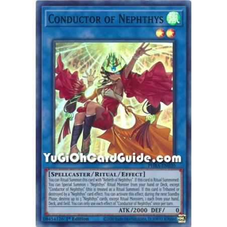 Conductor of Nephthys (Super Rare) – Phantom Rage | Carta YUGIOH en México