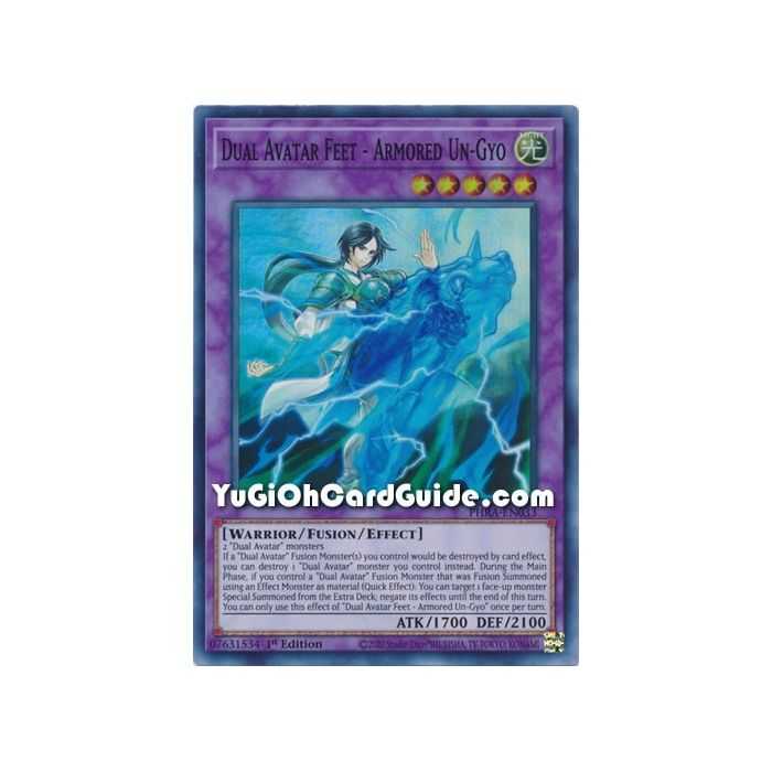 Dual Avatar Feet - Armored Un-Gyo (Super Rare) – Phantom Rage | Carta YUGIOH en México