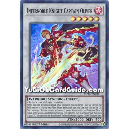 Infernoble Knight Captain Oliver (Super Rare) – Phantom Rage | Carta YUGIOH en México